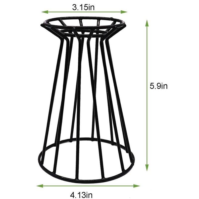 2 Metalen Air Plant Tillandsia Base Houder Tafelblad Streptophylla Air Plant Display Stand Rekken