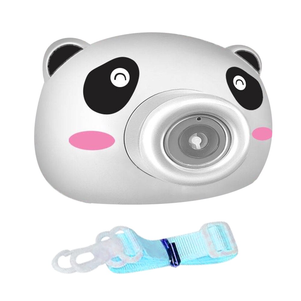 Automatische Lustige Nette Cartoon Schwein Tier Seife Kinder Blase Maker Kamera Bad Wrap Maschine Spielzeug Blase für Kinder und mädchen: Panda