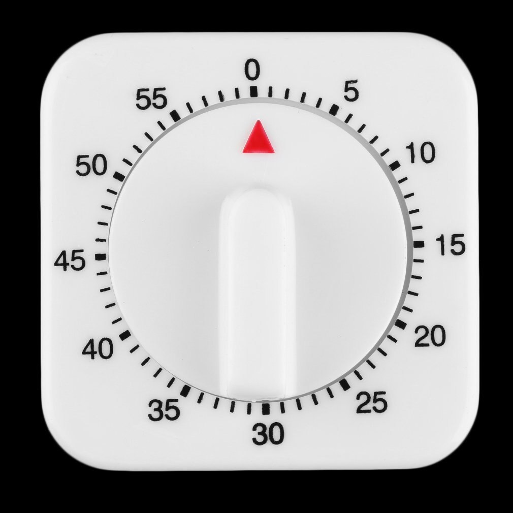 1pcs Square 60 Minute Mechanical Kitchen Cooking Timer Food Preparation Baking popular