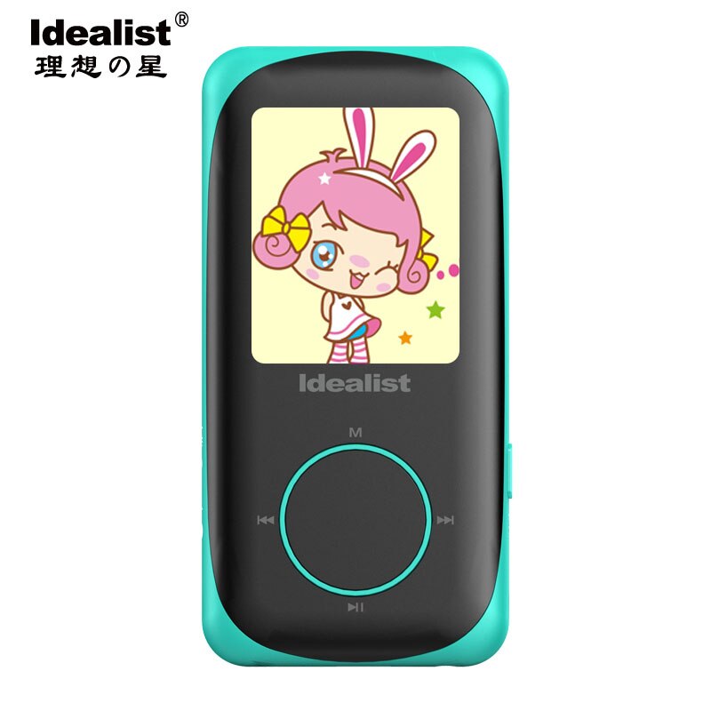 Idealist-reproductor de MP3 HIFI para correr, deportivo, sin pérdidas, 1,8 pulgadas, compatible con grabación de imágenes, vídeo, TF, auricular, altavoz con brazalete