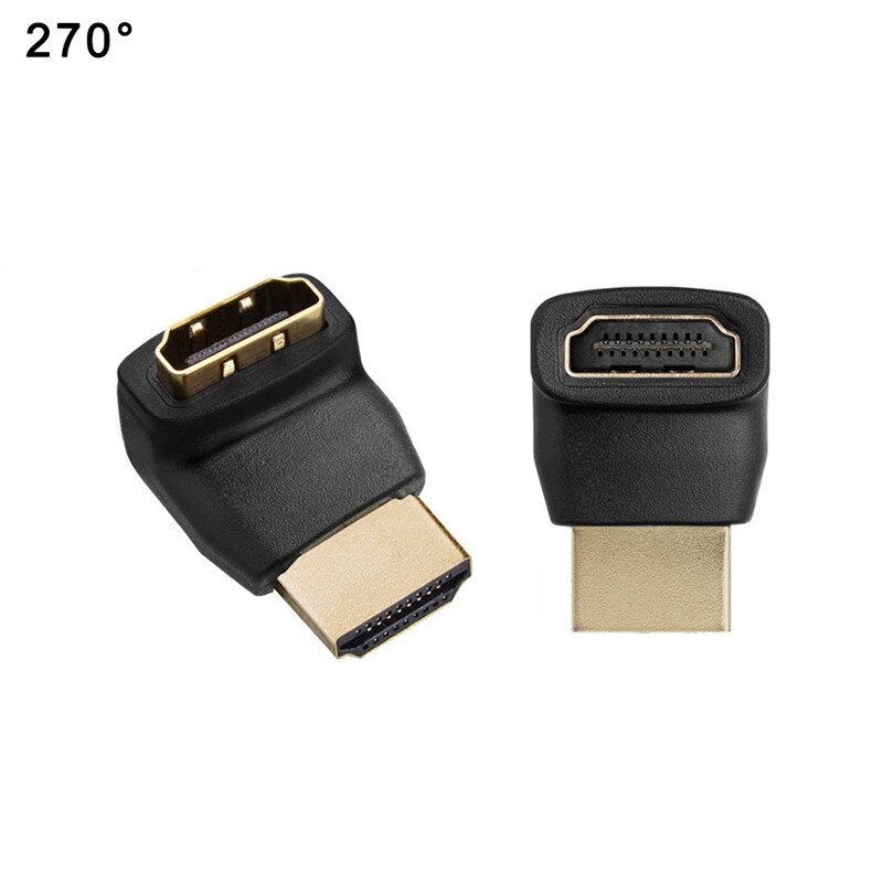 Hdmi-kabel Adapter Converters Extender 270/90 Graden HDMI Man HDMI Vrouwelijke voor 1080 P HDTV Kabel Adapter Converter: 270 degree