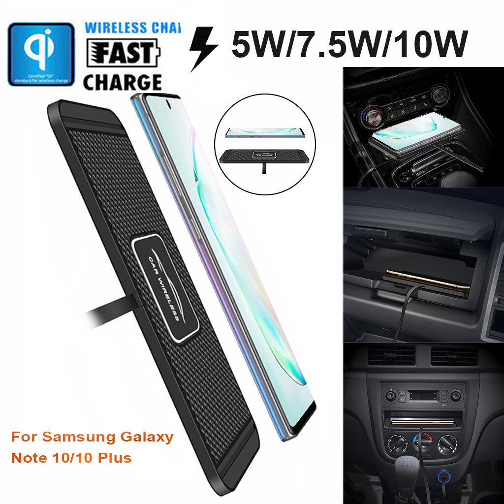 CARPRIE C1 Car Qi Wireless Charger Pad Fast Charging Dock Station Non-slip Mat Car Dashboard Holder Stand for iPhone XR: Default Title