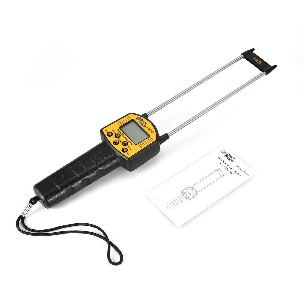 AR991 Digital Grain Moisture Meter for Corn Wheat Rice Bean Peanut Grain Measurement Moisture Tester