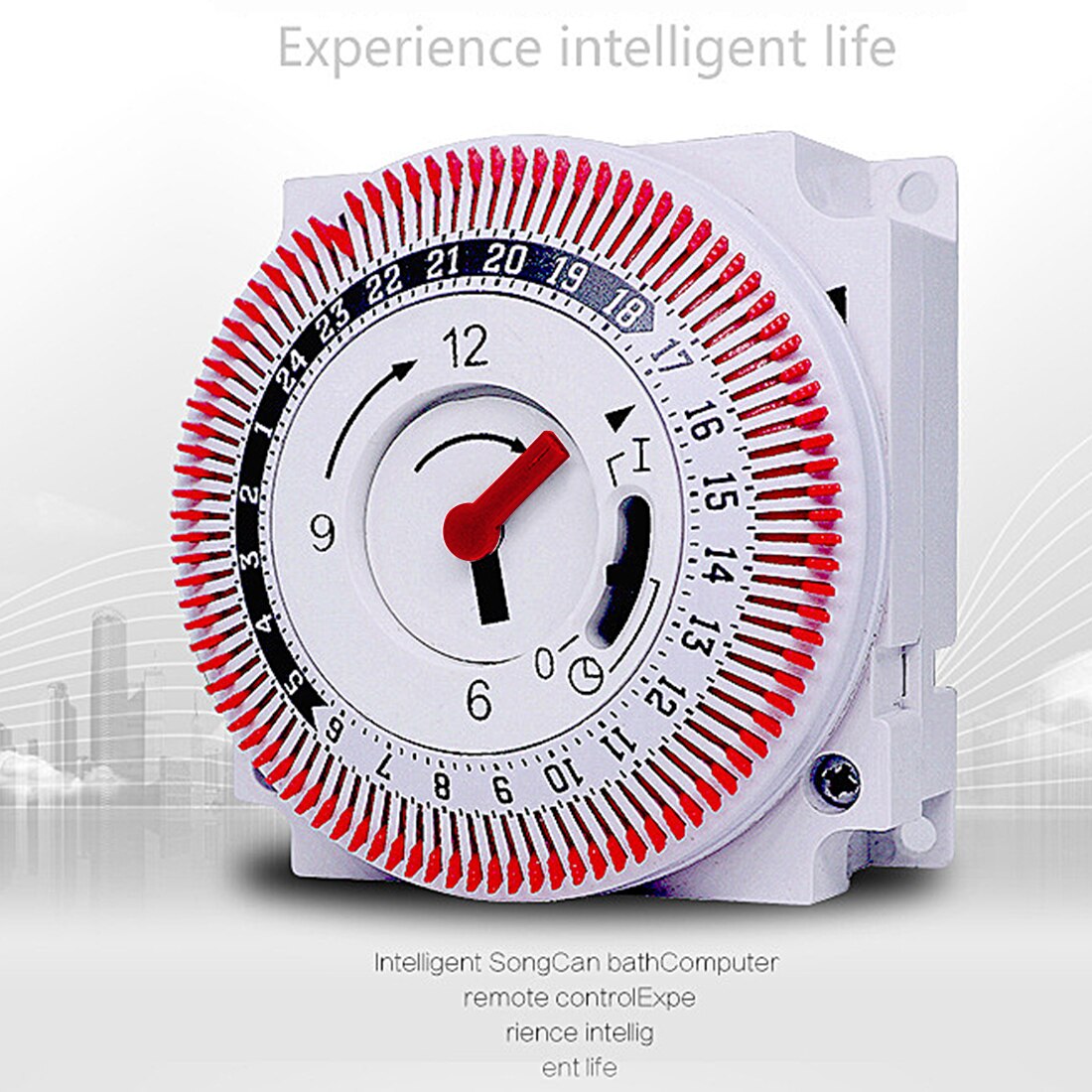 24 Hours Timing Switch Multi-functional Mechanical Timer Industrial Timing Device Switch Protect Panel Timer Supplies 230V 16A