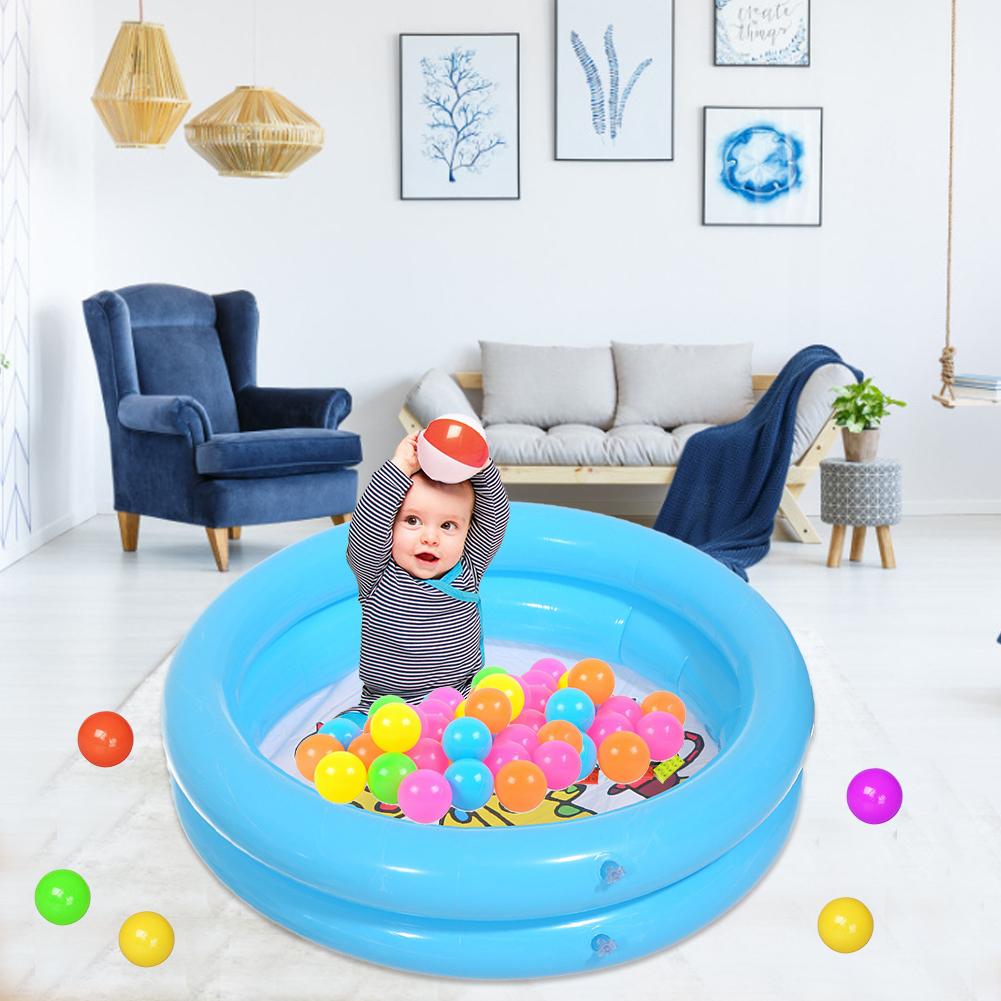 Oppustelig swimmingpool tyk soppebassin sommer vandlegetøj festforsyning til baby børn voksen slidstærk nem at bruge