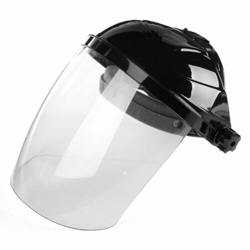 Protection Cap Transparent Shield Anti-UV Anti-shock Half Face Helmet Household Welding Cap to Protect Eyes and Face NC9: Default Title