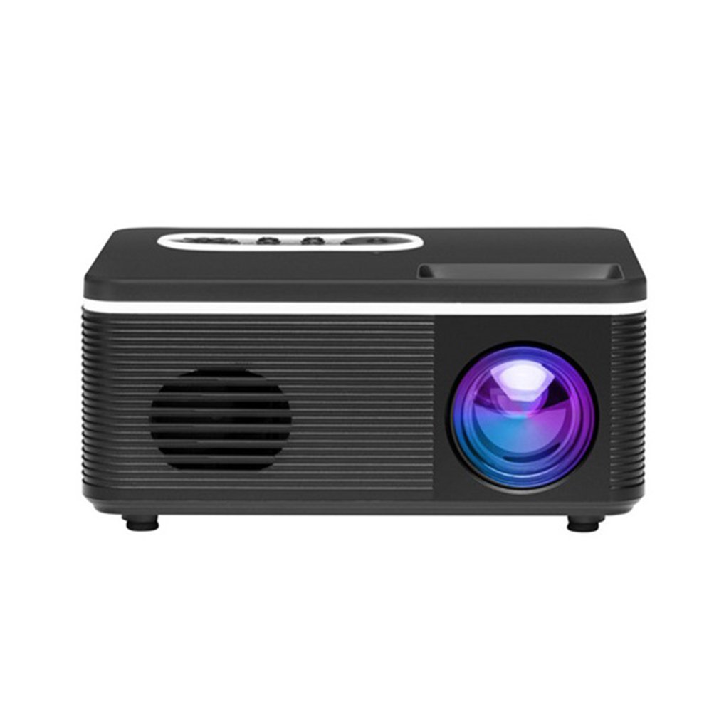 S361 Portable Mini Projector 600 Lumen LED Projector Built-in Speaker Home Media Player Projector HD LED Multimedia