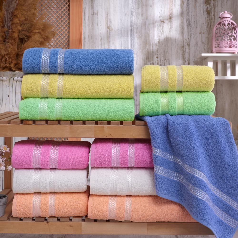 100%  bomull 2 st badlakan och 2 st handdukar set|rosa&vitt|hotell & spa, högabsorberande turkiska handdukar