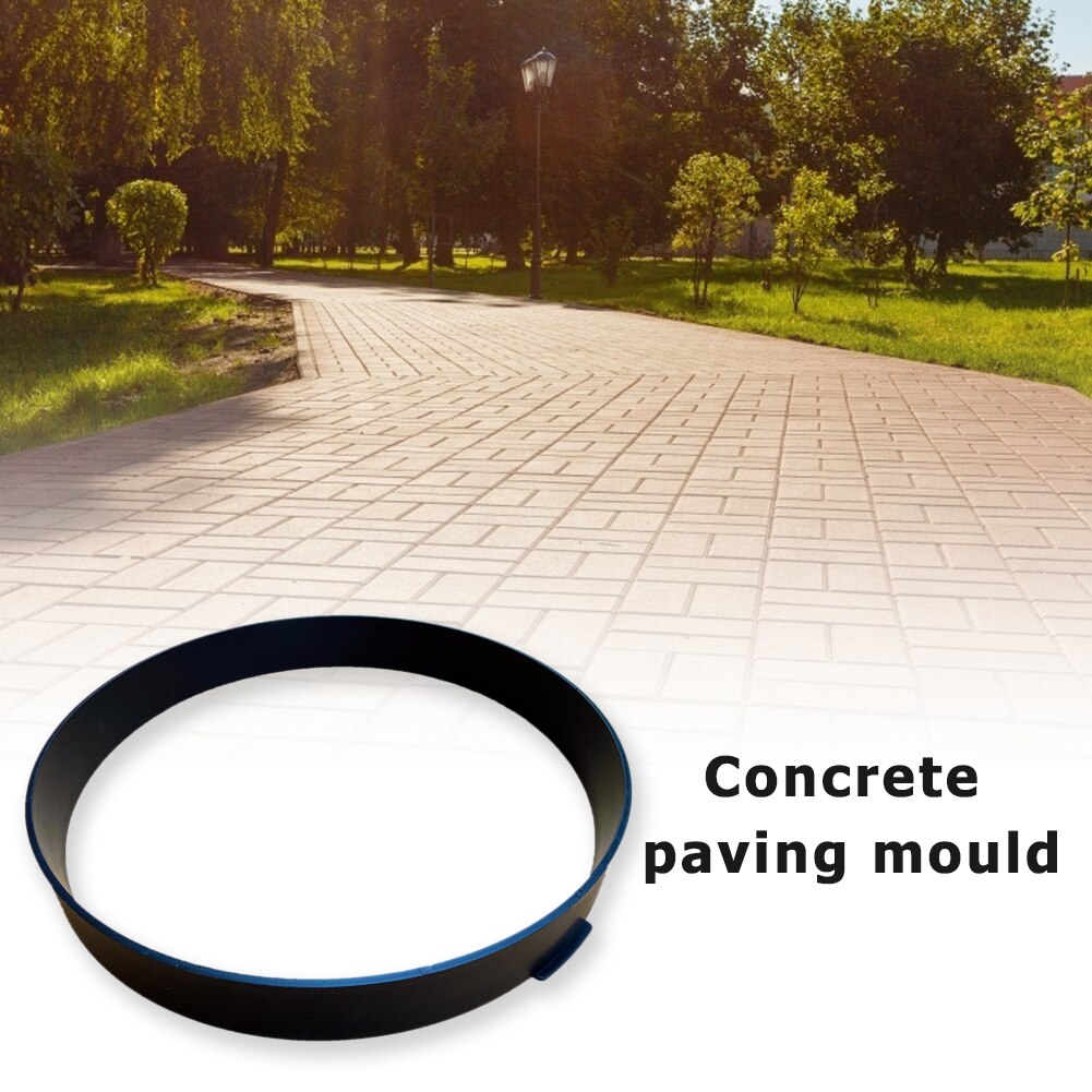 Round Floor Path Walk Maker Mould Easily Carrying Part Eco-friendly DIY Paving Concrete Mold Tool for Garden Lawn Park