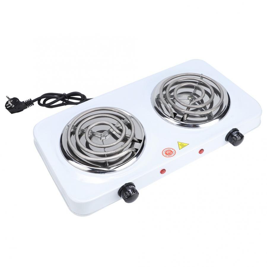 Electric Stove Electric Double Burners Plate Countertop Buffet Stove Heating Plate Outdoor Stove 220V EU