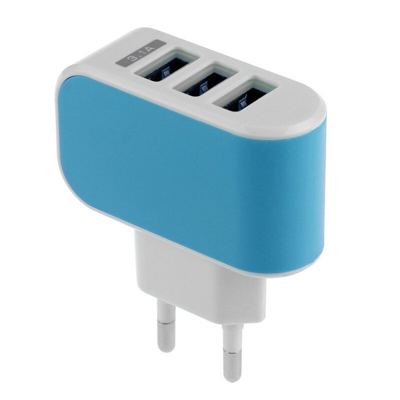 Universal 3 USB Port Power plug US EU Adapter Charger Fast Wall Travel Charging For iPhone 6 puls iPad Pro SAMSUNG Phones MP3 4