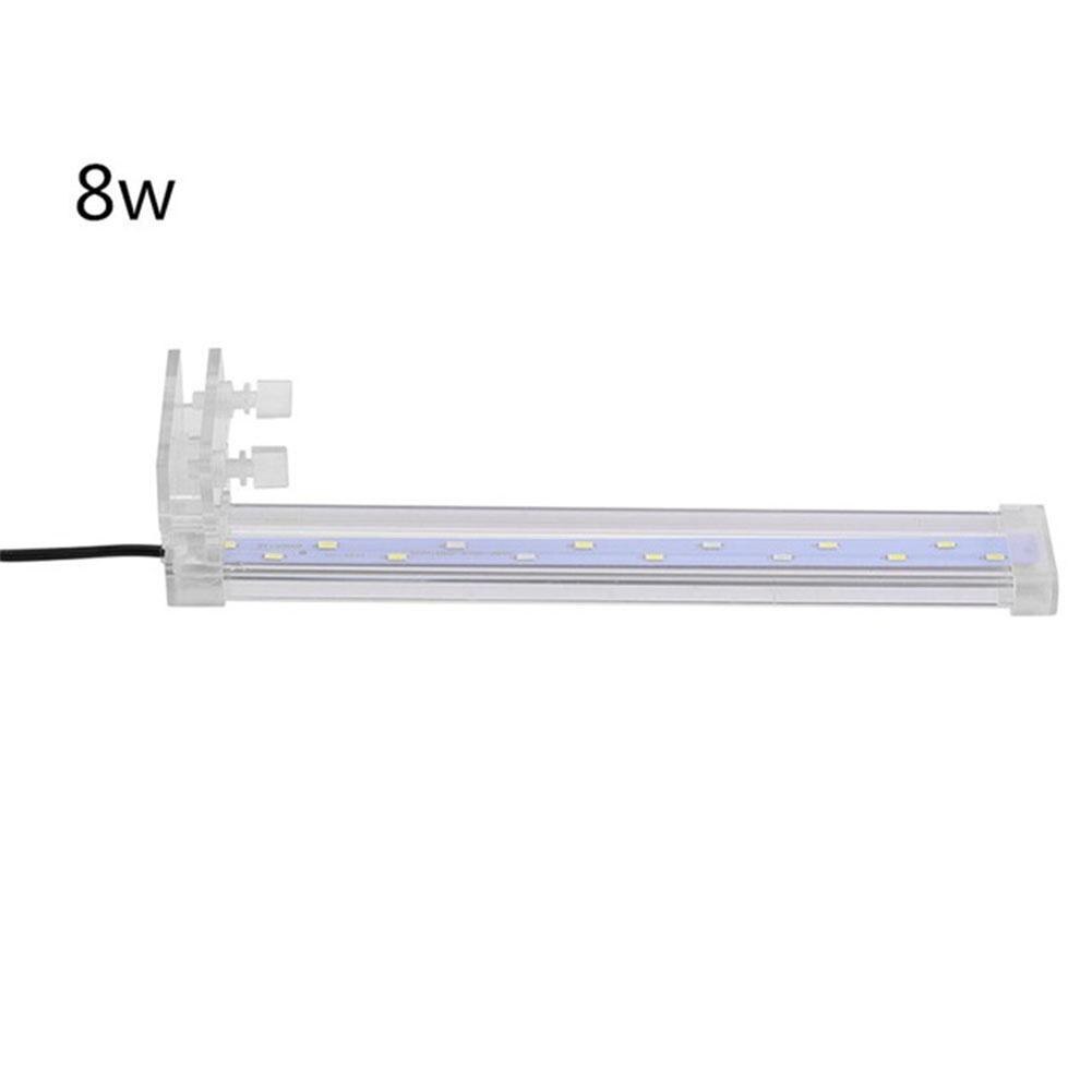 Led Lamp Aquarium Kristal Led Aquarium Clip Licht Plant Grow Aquarium Fish Tank Lamp Verlichting Europa Standaard: 8w