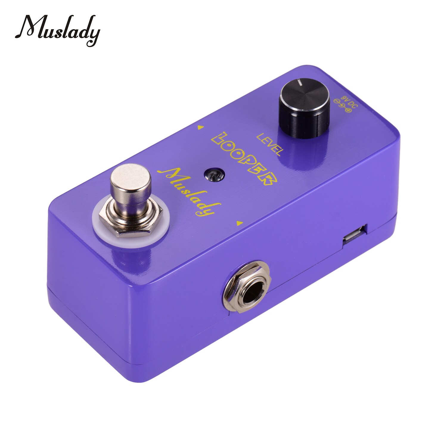 Muslady guitar pedal Mini Looper Effect Pedal Guitar Loopers Bass Loop Pedal with USB Interface guitar accessories guitar pedal: purple