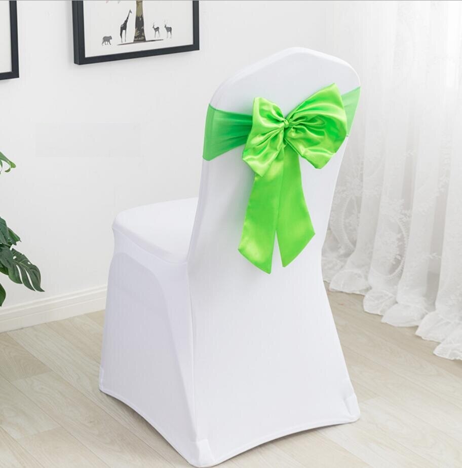 20 Colours Spandex Chair Sashes Wedding Chair Sashes Lycra Stretch Band Bow Tie Hotel Party Show Decoration On Universal