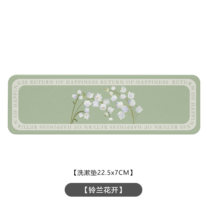 Tampone assorbente per fango diatomea Lavabo per bagno Asciugatura rapida Tampone per sapone a prova di umidità Tovagliette per tazza isolato da cucina per tavolo: Arancione