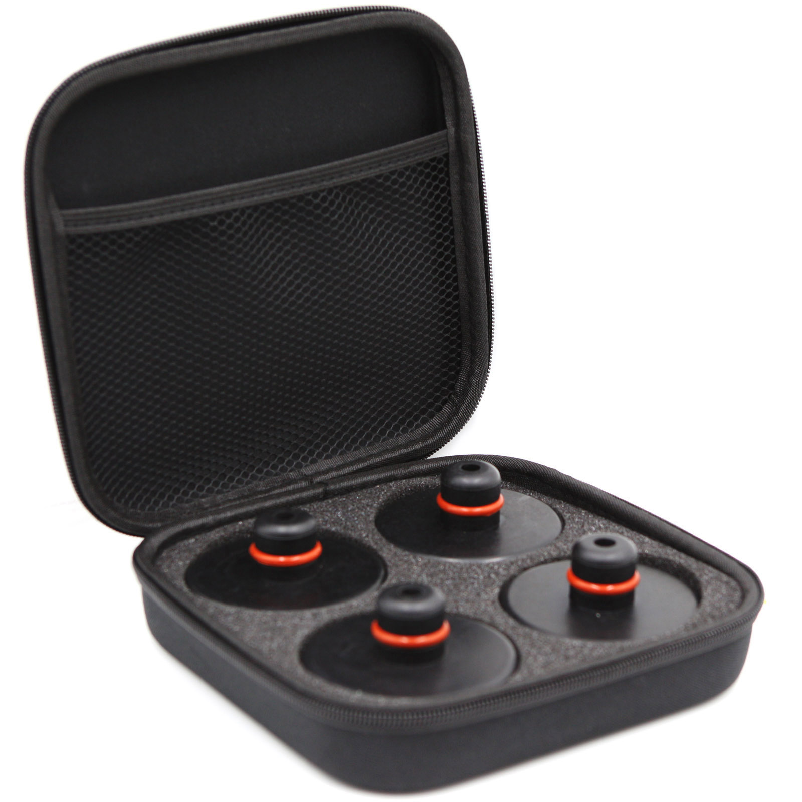 4Pcs Rubber Floor Lifting Jack Pad Axle Stand Adapter Pucks Tool Chassis For Tesla Model 3 S X Y Car Tire Repair Nail Screw Kit: black