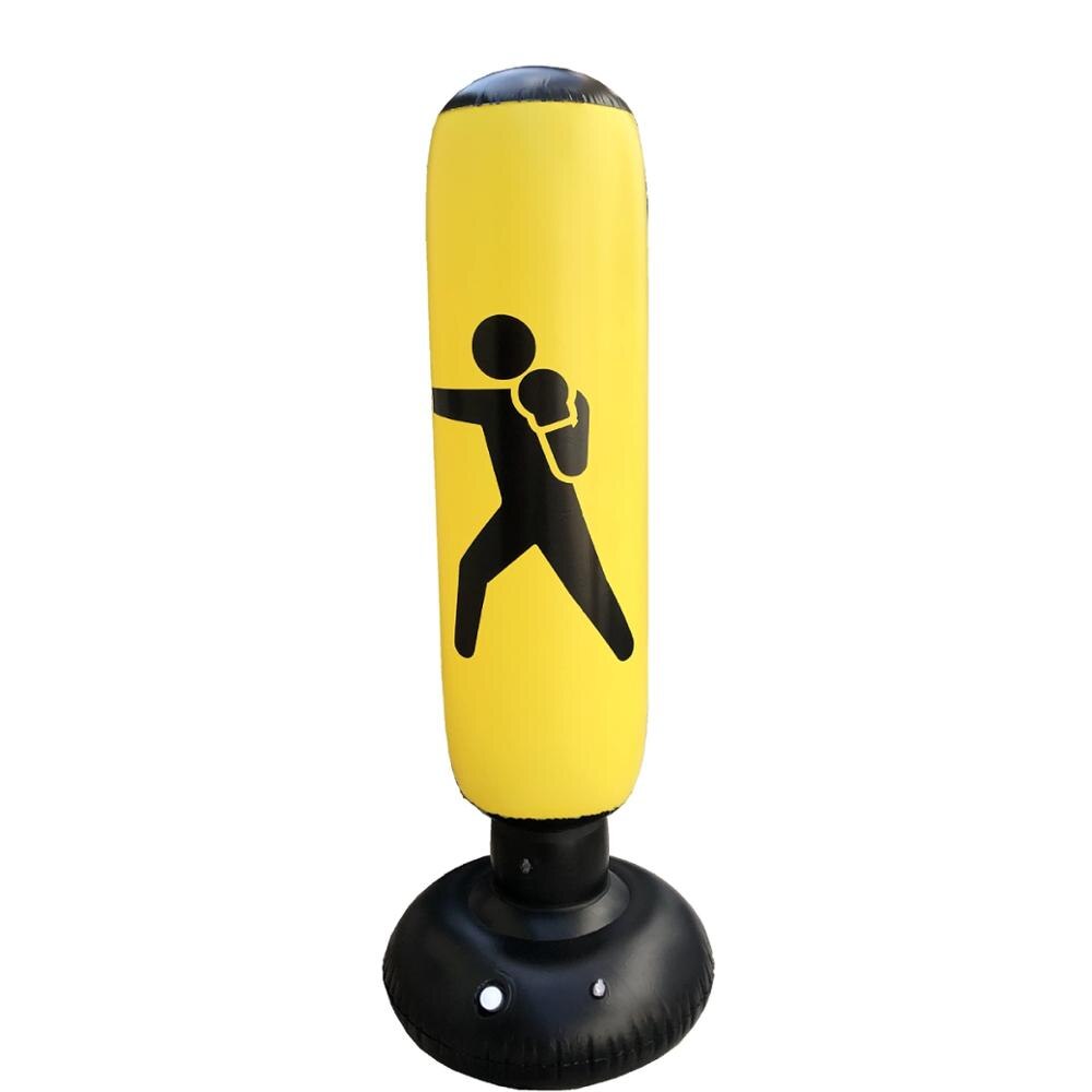 160 centimetri Giocattolo Gonfiabile Boxe Sacchetto Del PVC Sacchetto di Ispessimento Guantoni Da Boxe Pilastro bicchiere Lotta Colonna Forare Sacchetto di Strumento di fitness Ragazzo Regalo all'aperto giocattolo