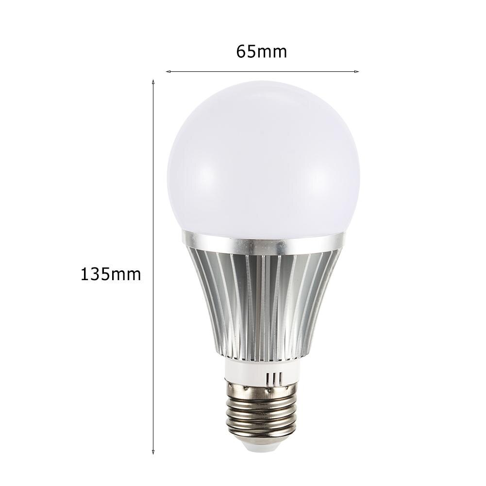 E27 7W ampoule LED intelligente lampe WiFi voix APP télécommande avec profil réglable Compatible IOS Android éclairage intérieur: B