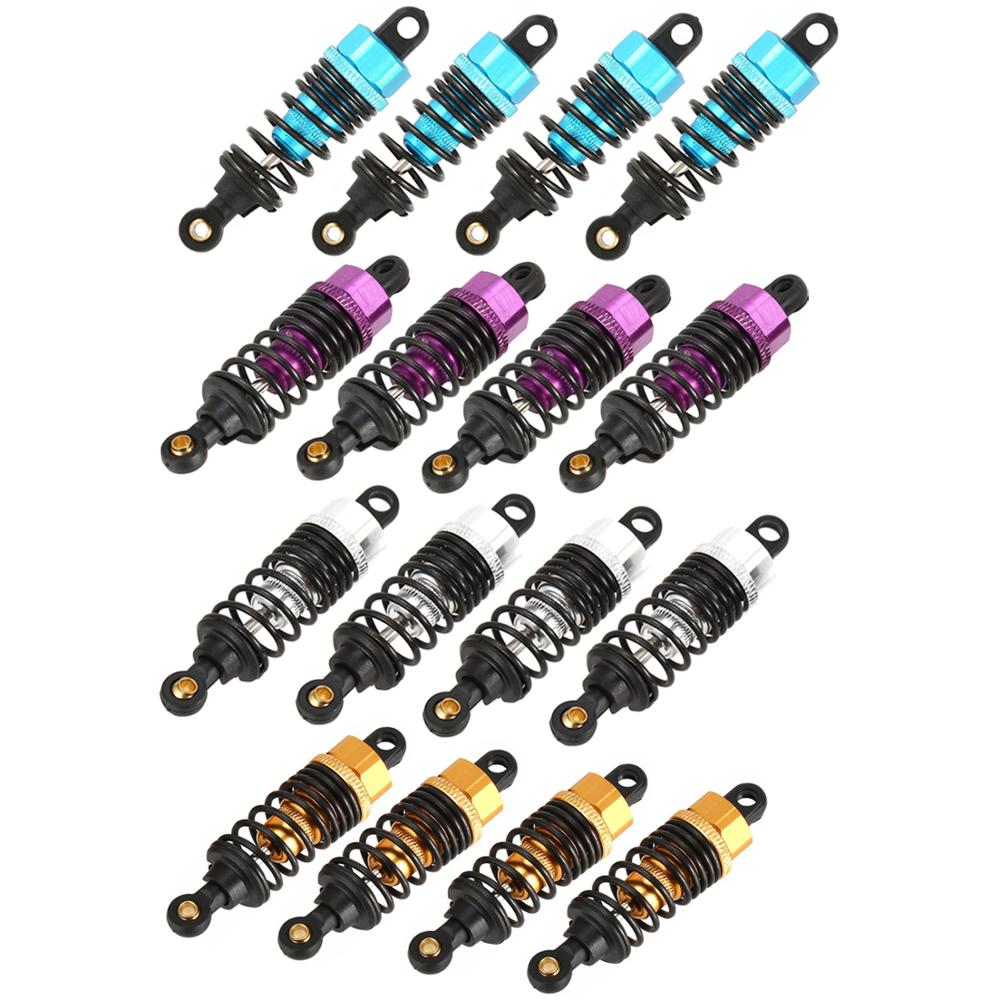 4x 60mm Metal Shock Absorbers - Suspension Dampers for 1/10 RC On-Road Drift Cars