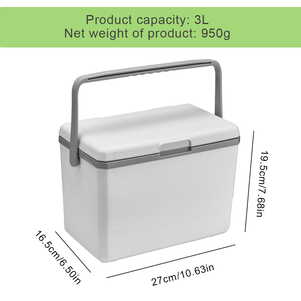 Food Preservation Box 3/5/6/9/13L Freshkeeping Incubator Large Capacity Food Storage Box Cooler Ice Bucket Camping BBQ Accessory: green