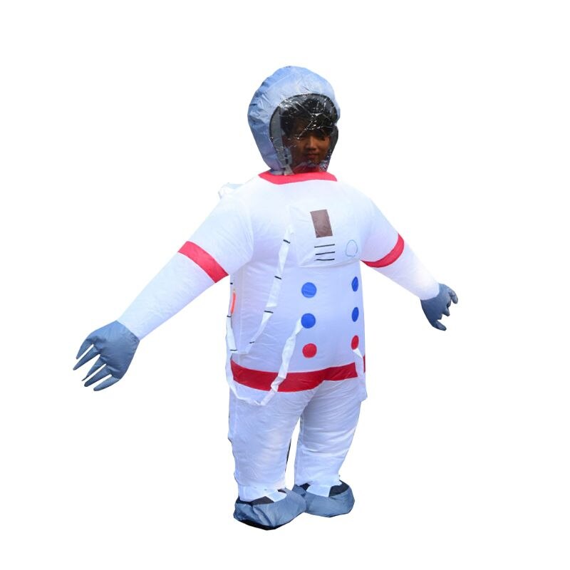 Adult Astronaut Fancy Dress Costume Funny Inflatable Blow Up Carry Ride On Outfit Fat Suit Halloween Cartoon Accessories
