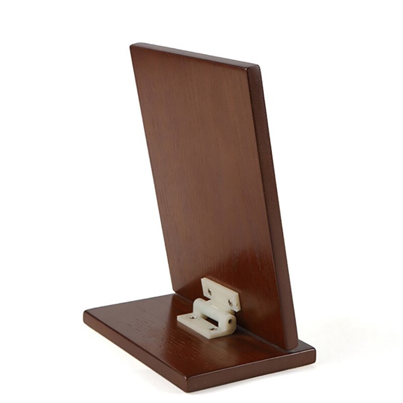 Wooden Desktop Makeup Mirror Large Princess Mirror Desktop Folding Vanity Mirror Rotating Wooden Mirror