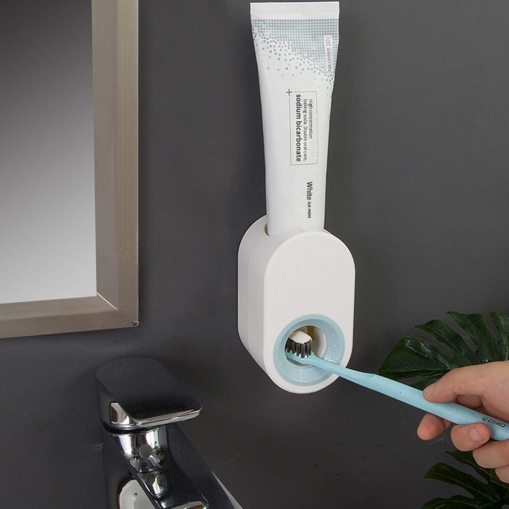 Automatic Toothpaste Dispenser Hands Free Toothpaste Squeezer for Family Washroom Bathroom Universal