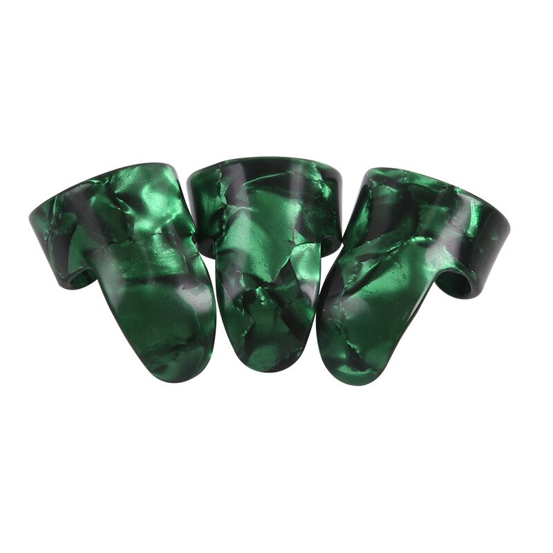 1/3 Uds. Púas de guitarra para dedo pulgar, mediador de celuloide, púas para guitarra, bajo, guitarra acústica, accesorios para guitarra eléctrica: plum