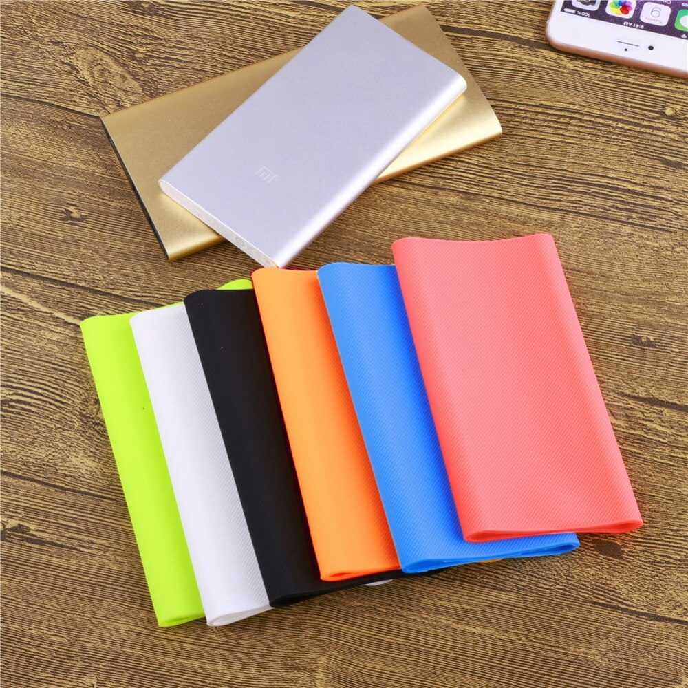 Protective Case for 10000mAh Xiaomi Power Bank Silicone TPU Case Cover Anti-Dust Shockproof Protective Cover