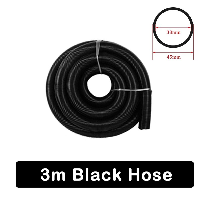 Staubsauger Rohr Staub Kollektor Verlängerung Schlauch Geeignet Für SN50T6 Sechste Generation Turbo Zyklon Staubsauger Filter: 3m Schwarz Schlauch (38mm)