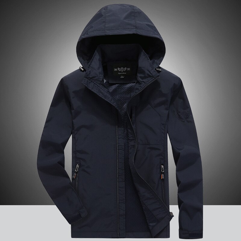 Chaqueta impermeable de exterior para hombre, cortavientos de viaje, para acampar, senderismo, AM388