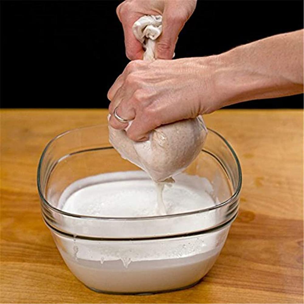 2Stck Profi murmeln Milch Tasche Filter Tasche Mehrweg Milch Tasche & Alle Zweck Lebensmittel Sieb Lebensmittel Klasse Sack eine filtre Küche Werkzeuge N4