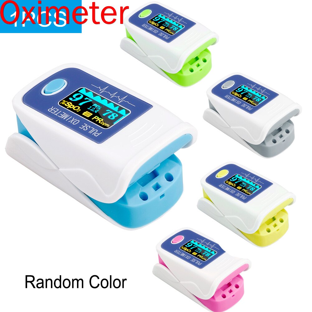 Pulse Oximeter Finger Digital Fingertip Pulse Oximeter OLED Display Blood Oxygen Sensor Saturation SpO2 Monitor Measurement