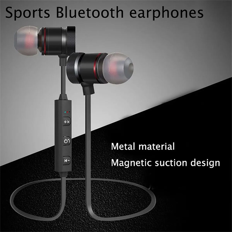 STTKGZD Cuffie Bluetooth senza fili Auricolare con archetto da collo In Ear Monitor con microfono Batteria lunga Auriculares Auricolare di alta qualità