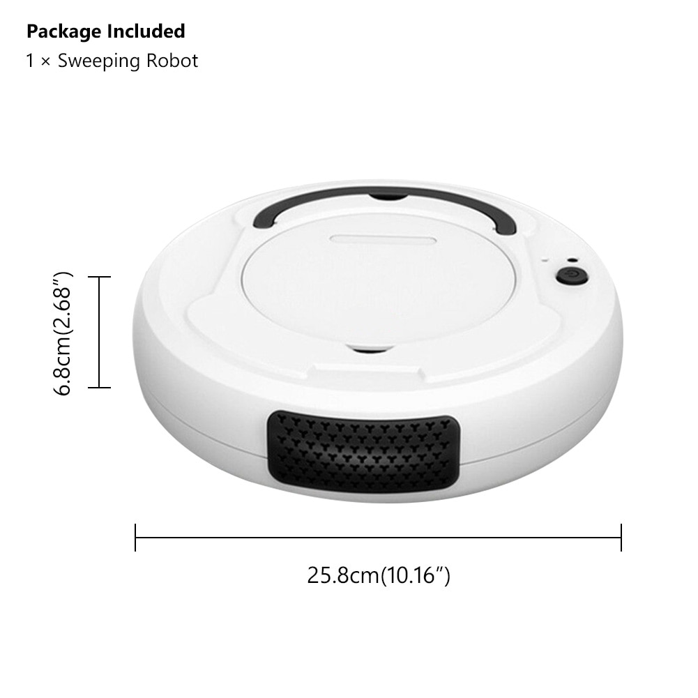 Vacuum Cleaner Automatic Smart Sweeping Robot Floor Dirt Dust Hair Cleaning Smart Robotic Cordless Cleaner Dust Multi Surface
