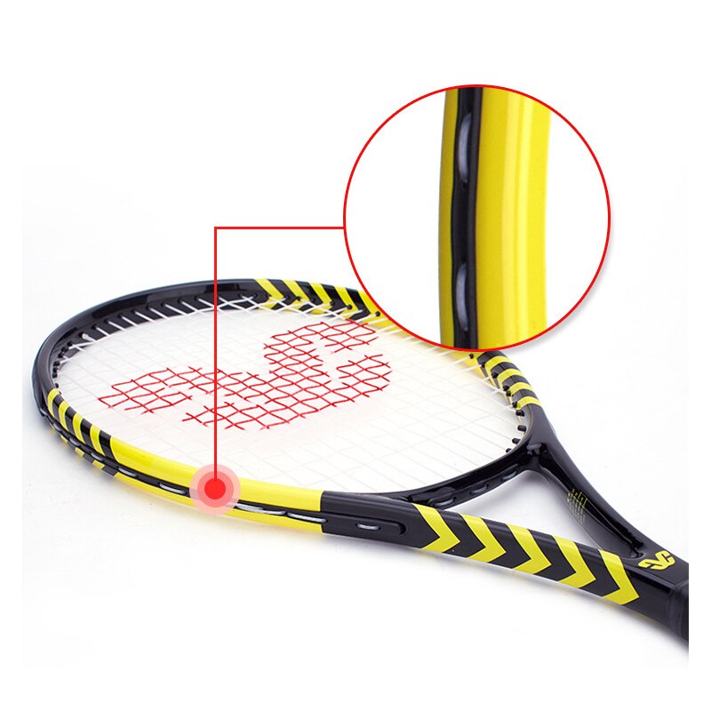 Crossway Tennisracket Carbon Raqueta Profesional Set Met Tennis Tas Overgrip String Tennisracket Padel Raquetas Tennis Schläge