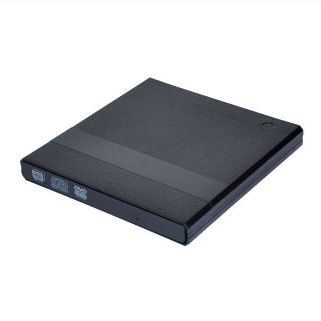 External DVD Burner USB3.0&amp;Type-C Optical Drive DVD-R Writer CD/DVD Player DVD-ROM Reader DVD-RW Recording for Notebook/Desktop: Leater appearance