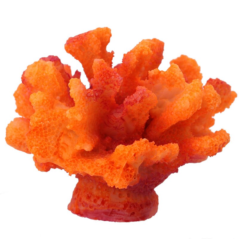 Kunstmatige harskoraal mini aquarium decoratie onderwater ornament