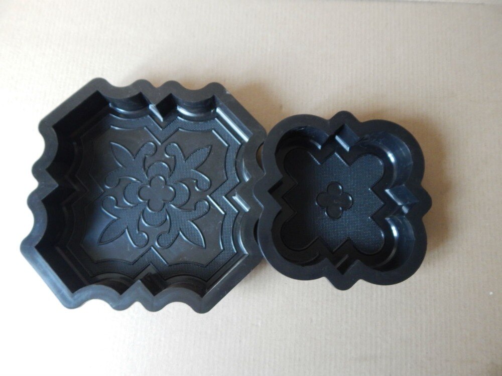 Plastikowe formy robić betonowych płyt chodnikowych kamień ścienny płytki cementowe "N koniczyna" płyty chodnikowe plastikowe formy najlepsza cena