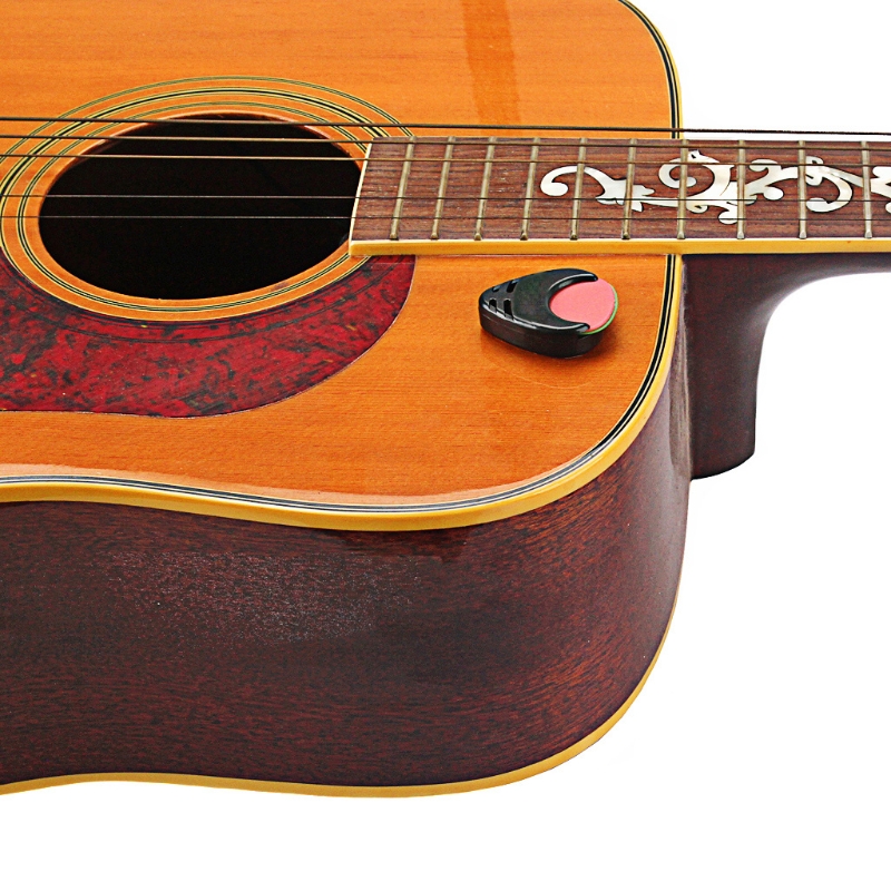 Draagbare Plastic Gitaar Plectrum Houder Zaak Box Akoestische Hartvormige