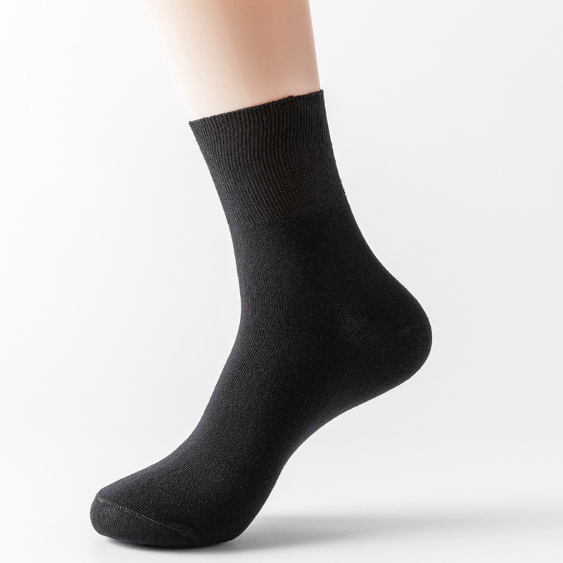 5 paia di calzini per diabete tubo bocca allentata vecchia donna disagio del piede piedi diabetici edema gonfiore donne vecchi uomini calzini di cotone femminile: Arancione