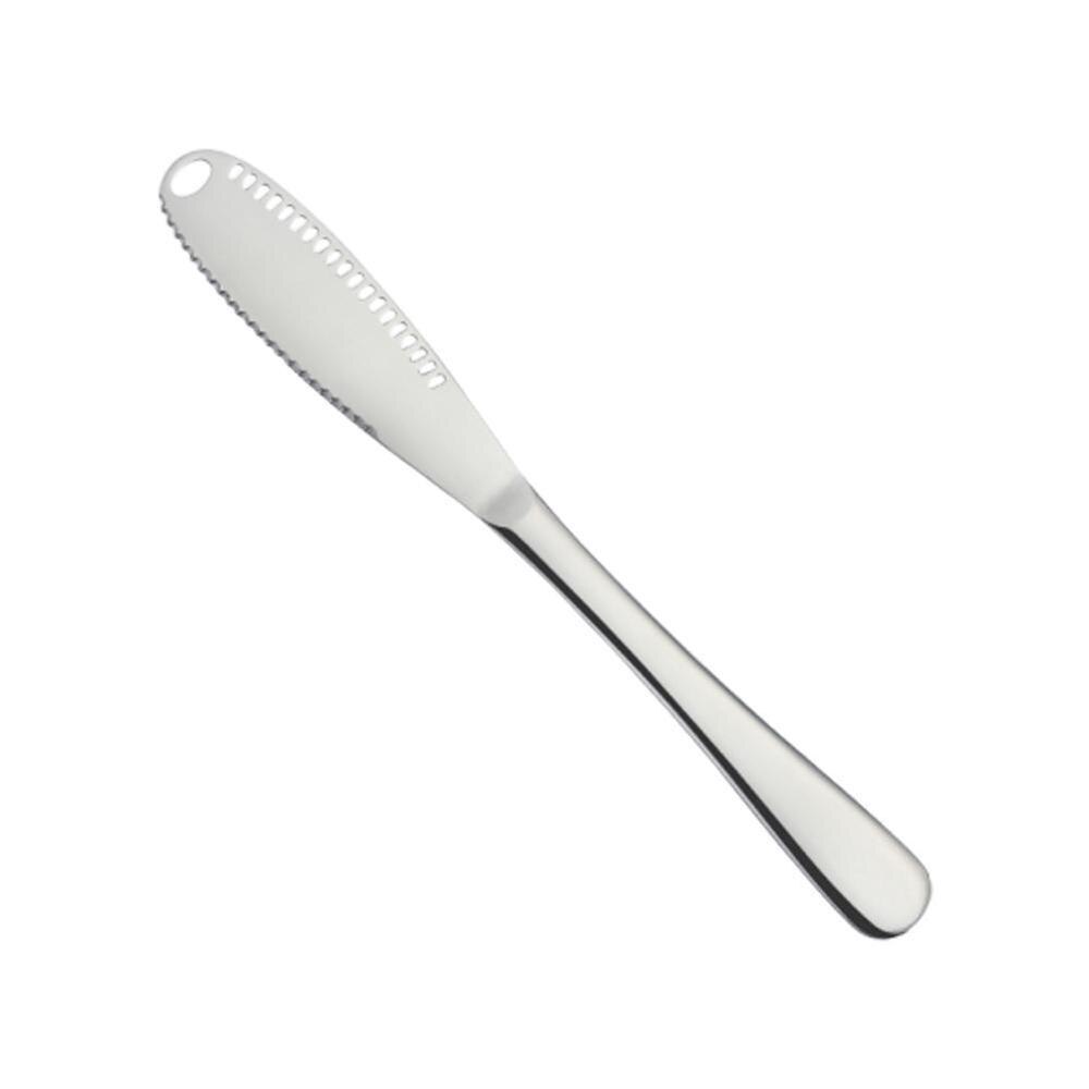 Rustfrit stål smørkniv smørkniv western food rustfri kniv ost smørkniv smør marmelade stål ostebrød kn  e8 x 2: Flis