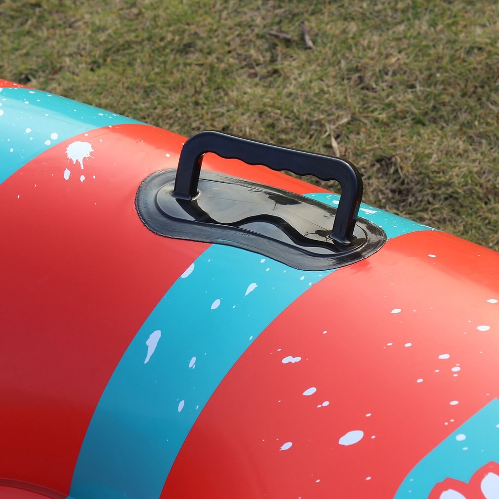 122cm Schnee Schlauch Aufblasbare Winter Einzigen Dreieck Ski Schnee Schläuche Erwachsene Sitz Schnee Rohr Kalt-Beständig Verdickt PVC schnee Schläuche