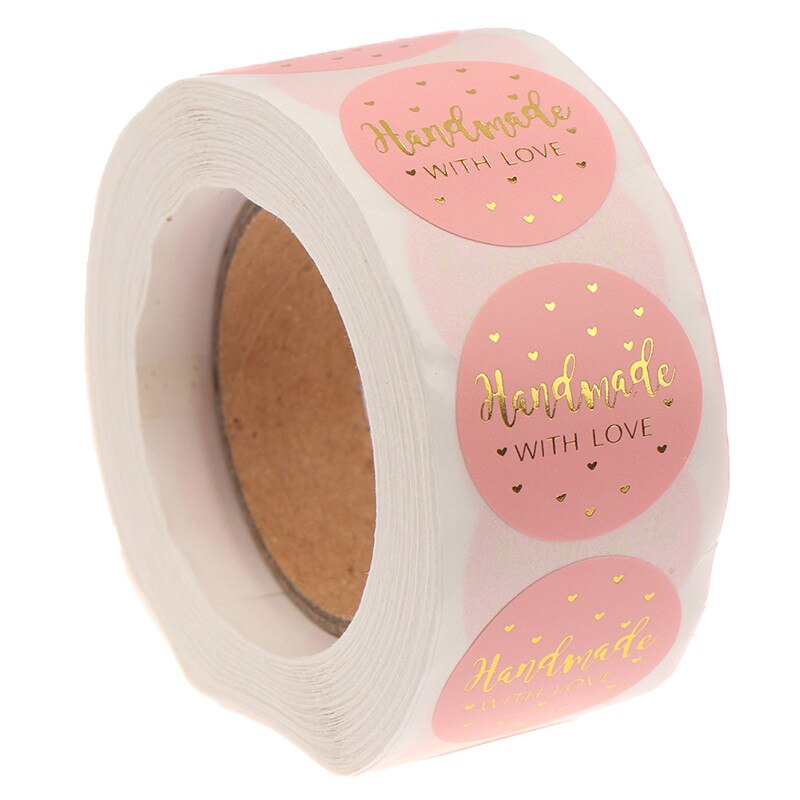 500 stuks letterstickers met 'bedankt'-stickers, plakstickers, sluitstickers voor uw bestelling en handgemaakte stickers van 1 cm: A6