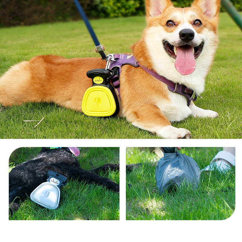 Pet Dog Travel Foldable Pooper Bag Scooper Toilet Picker Shovel Poop Waste Toilet Clamp Useful Cleaning Tools Pets Supplies
