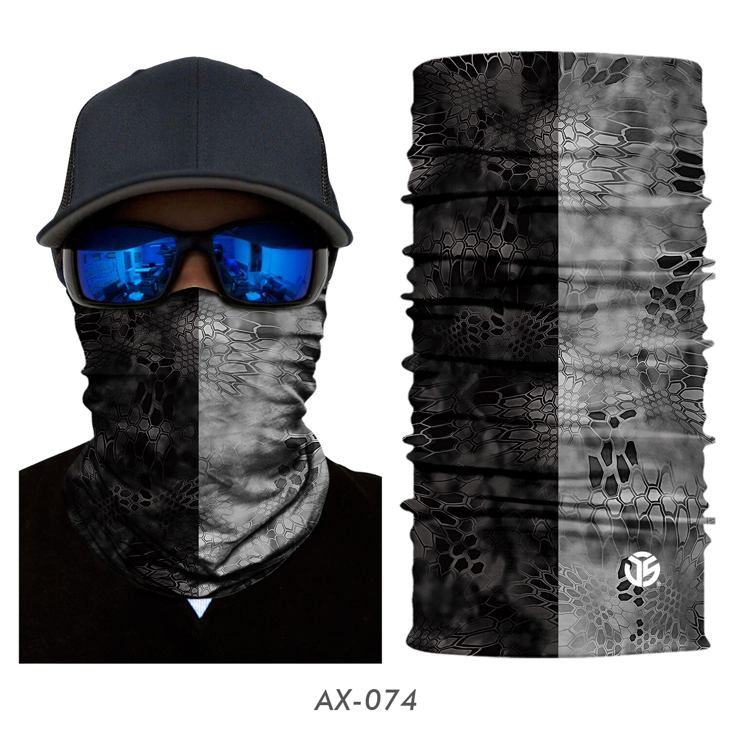 Masque facial magique sans couture, Bandana, cagoule, moto, Ski, soleil, écharpe, pêche, conduite, guêtre coupe-vent pour hommes et femmes: 74