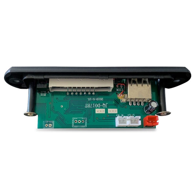 Reproductor MP3 USB para coche, 12V, Bluetooth 5,0, ranura para placa decodificadora/USB/tarjeta remota FM