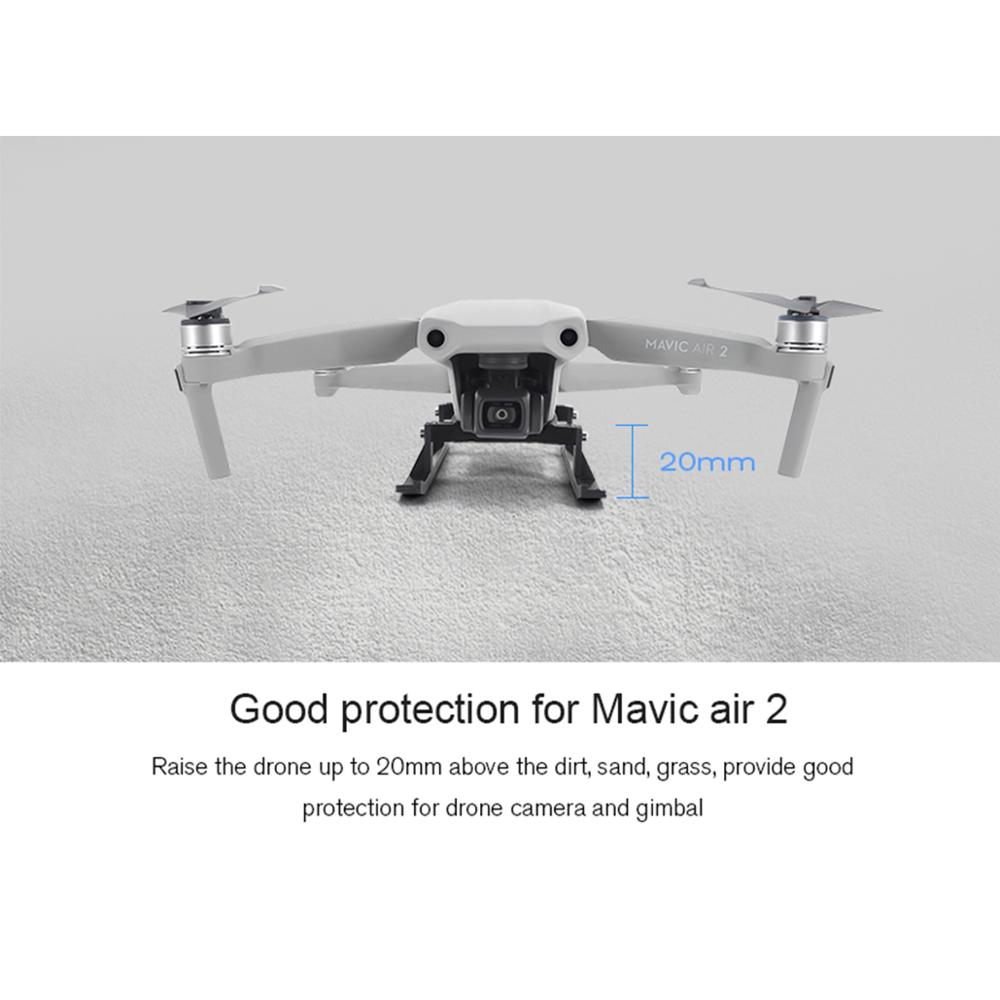 Mavic air 2 udvidet landingsudstyr træningssæt udvidelsestilbehør til dji mavic air 2 drone med kamera