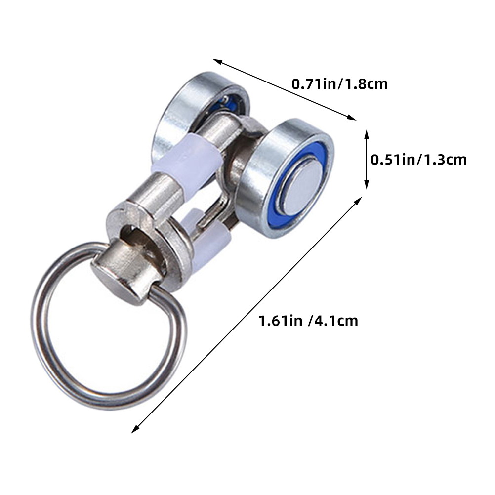 10pcs Curtain Track Curtain Pulley Glider Silent Hook Curtain Track Sliding Wheel Bearing Roller HardwareAccessory