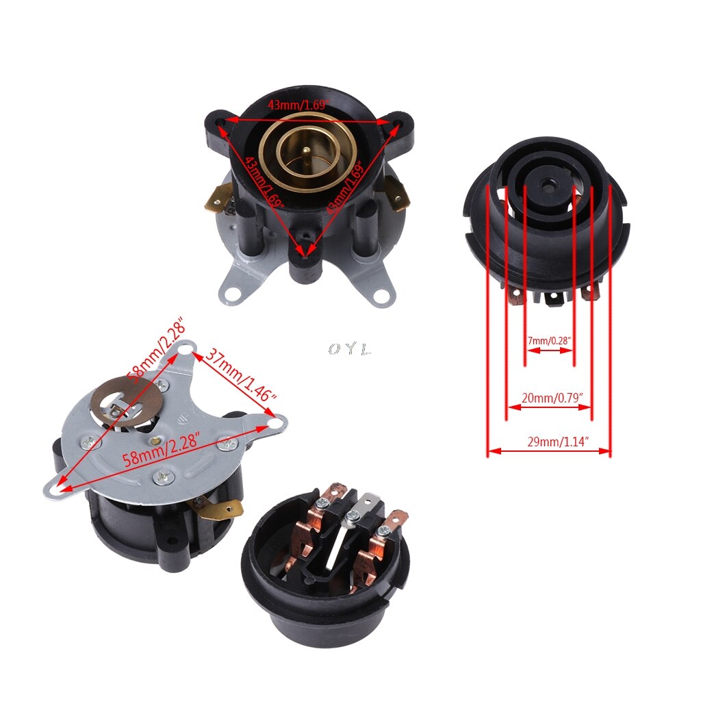 Thermostat Temperature Control Kettle Top Base Set Socket Electric Kettle Parts